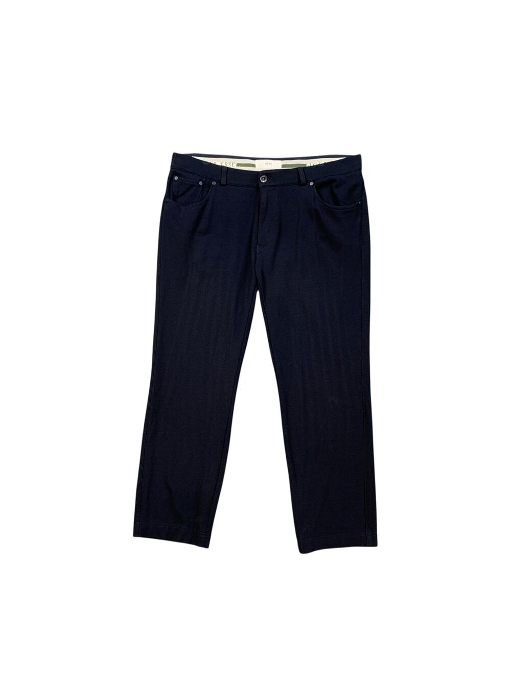 Brax Pants Mens 38 Navy Chuck‎ Straight 5 Pocket Crop Everyday Casual Chino